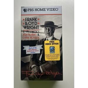 Frank Lloyd Wright (VHS, 1998, 2-Tape Set)‎ PBS Home Video Ken Burns New